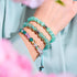 Sarcelle | Argent sterling .925 | Bracelet en verre du Cheshire